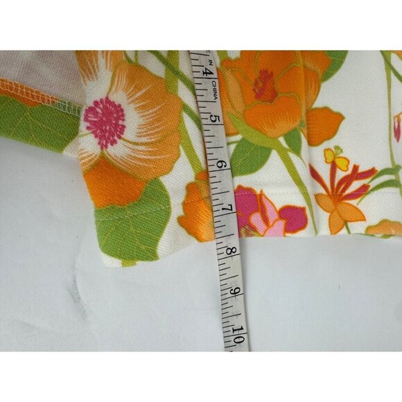 Lands' End Hawaiian Floral Skort Women's 3X Summer Beach Vacation Multicolor EUC - Picture 6 of 9